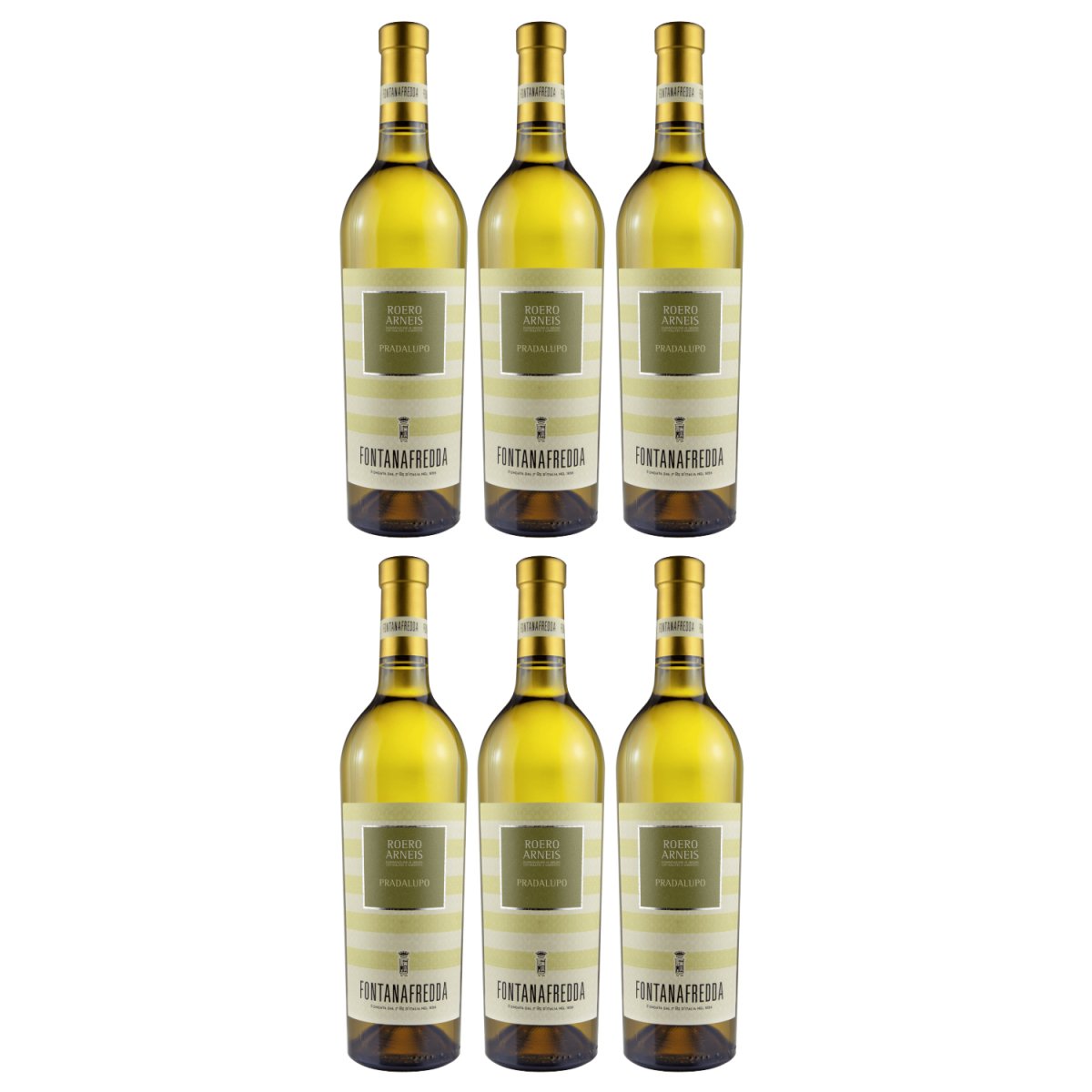 Fontanafredda Pradalupo Roero Arneis DOCG Weißwein Wein trocken Italien (6 x 0.75l) - Versanel - 