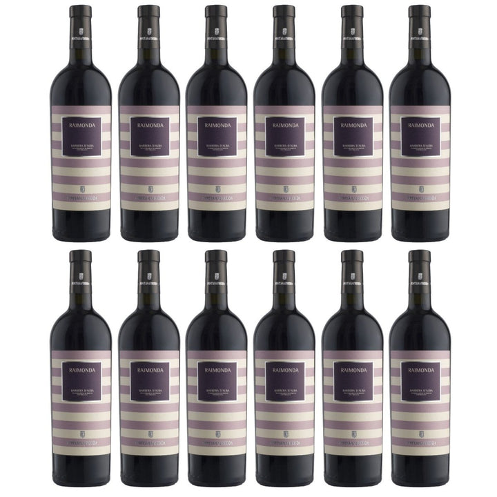 Fontanafredda Raimonda Barbera d'Alba DOC Rotwein Wein Trocken Barbera d'Alba Piemont Italien (12 x 0,75l) - Versanel - Wein