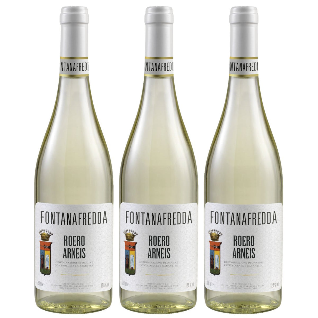 Fontanafredda Roero Arneis DOCG Weißwein Wein Trocken Langhe Piemont Italien (3 x 0,75l) - Versanel - Wein