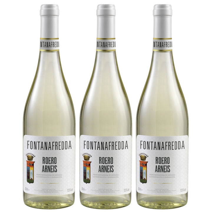 Fontanafredda Roero Arneis DOCG Weißwein Wein Trocken Langhe Piemont Italien (3 x 0,75l) - Versanel - Wein