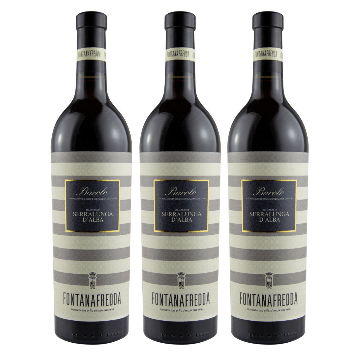 Fontanafredda Serralunga d'Alba Barolo DOCG Rotwein Wein trocken Italien (3 x 0.75l) - Versanel - 