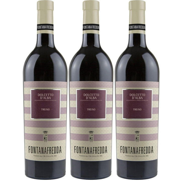 Fontanafredda / Treiso Dolcetto d'Alba DOC Rotwein Wein Trocken Dolcetto d'Alba Piemont Italien (3 x 0,75l) - Versanel - Wein