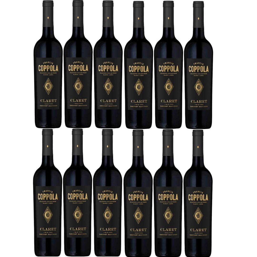 Francis Ford Coppola Diamond Collection Claret Rotwein Wein trocken Kalifornien (12 x 0,75l) - Versanel - 