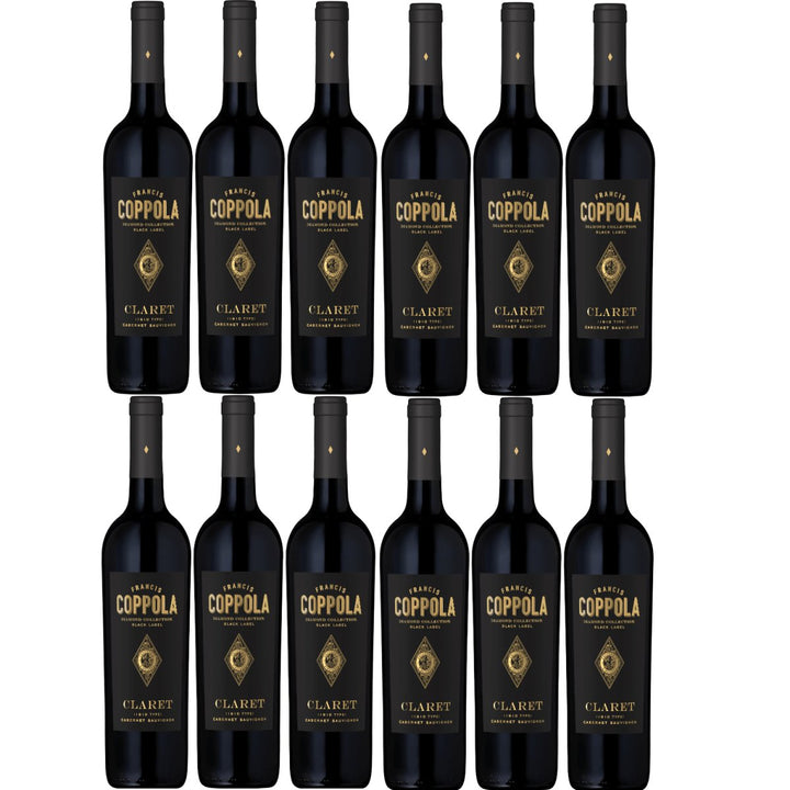 Francis Ford Coppola Diamond Collection Claret Rotwein Wein trocken Kalifornien (12 x 0,75l) - Versanel - 
