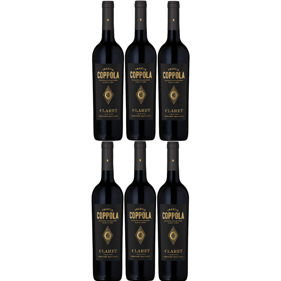 Francis Ford Coppola Diamond Collection Claret Rotwein Wein trocken Kalifornien (6 x 0,75l) - Versanel - 