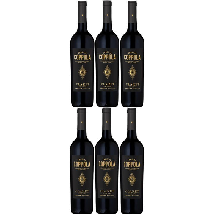 Francis Ford Coppola Diamond Collection Claret Rotwein Wein trocken Kalifornien (6 x 0,75l) - Versanel - 