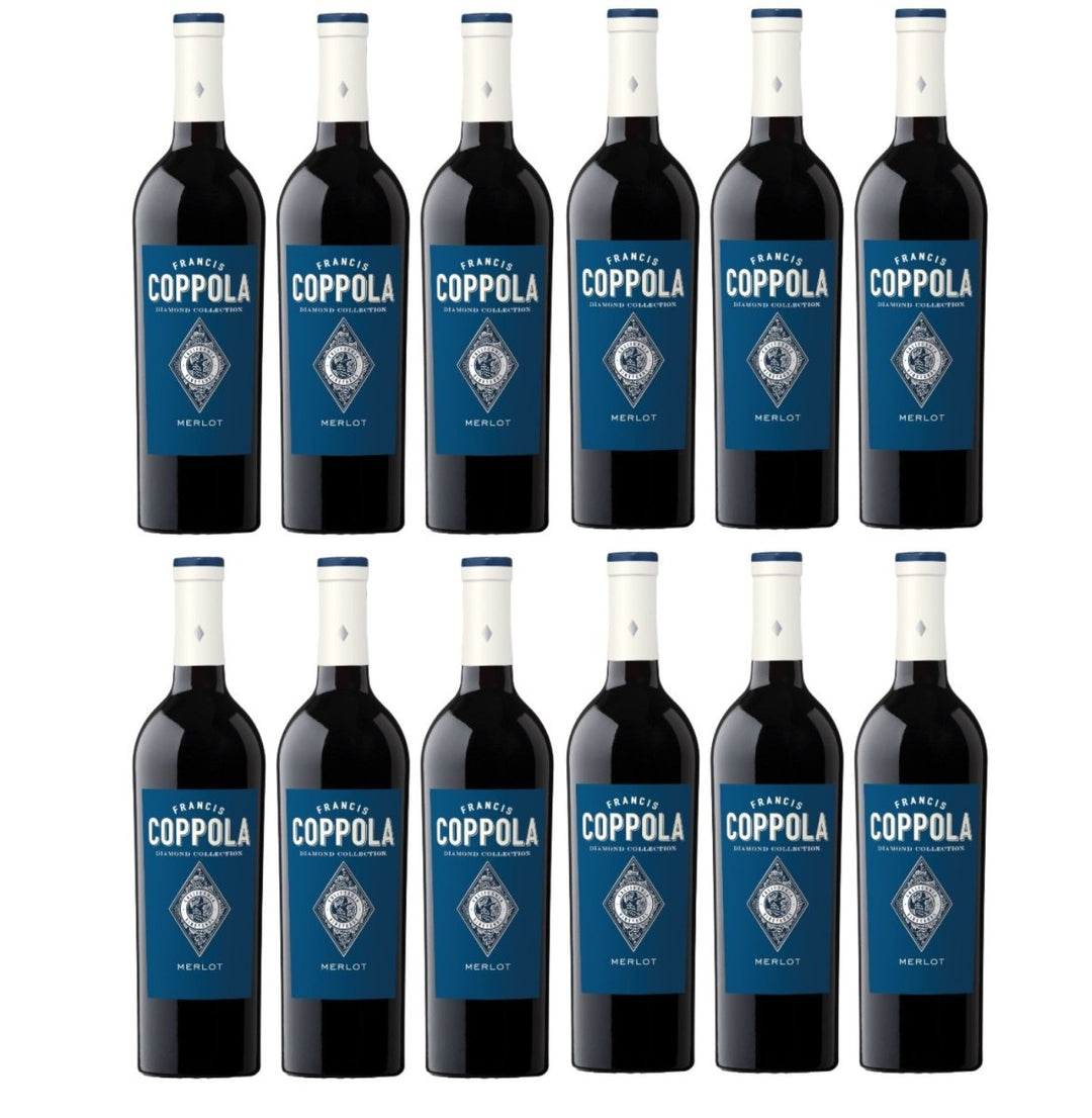 Francis Ford Coppola Diamond Collection Merlot Rotwein Wein trocken Kalifornien (12 x 0,75l) - Versanel - 