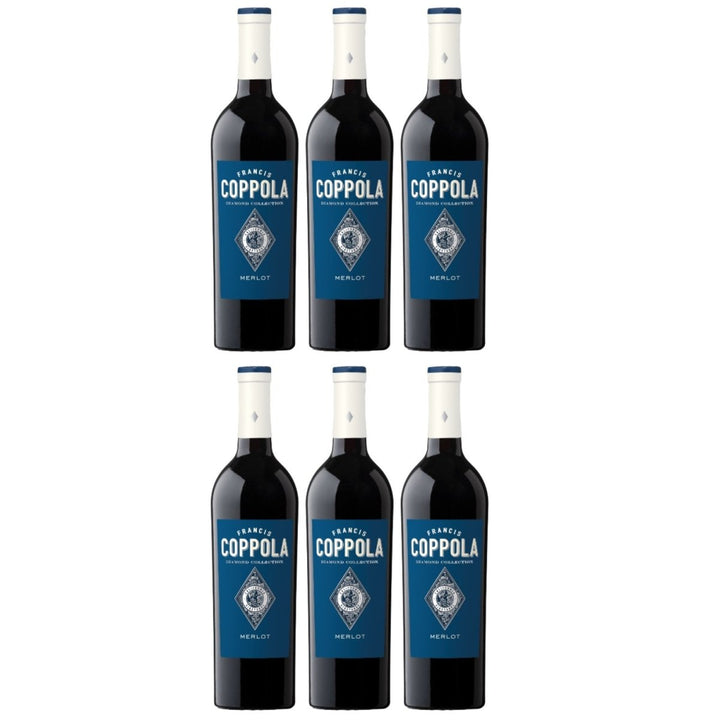 Francis Ford Coppola Diamond Collection Merlot Rotwein Wein trocken Kalifornien (6 x 0,75l) - Versanel - 