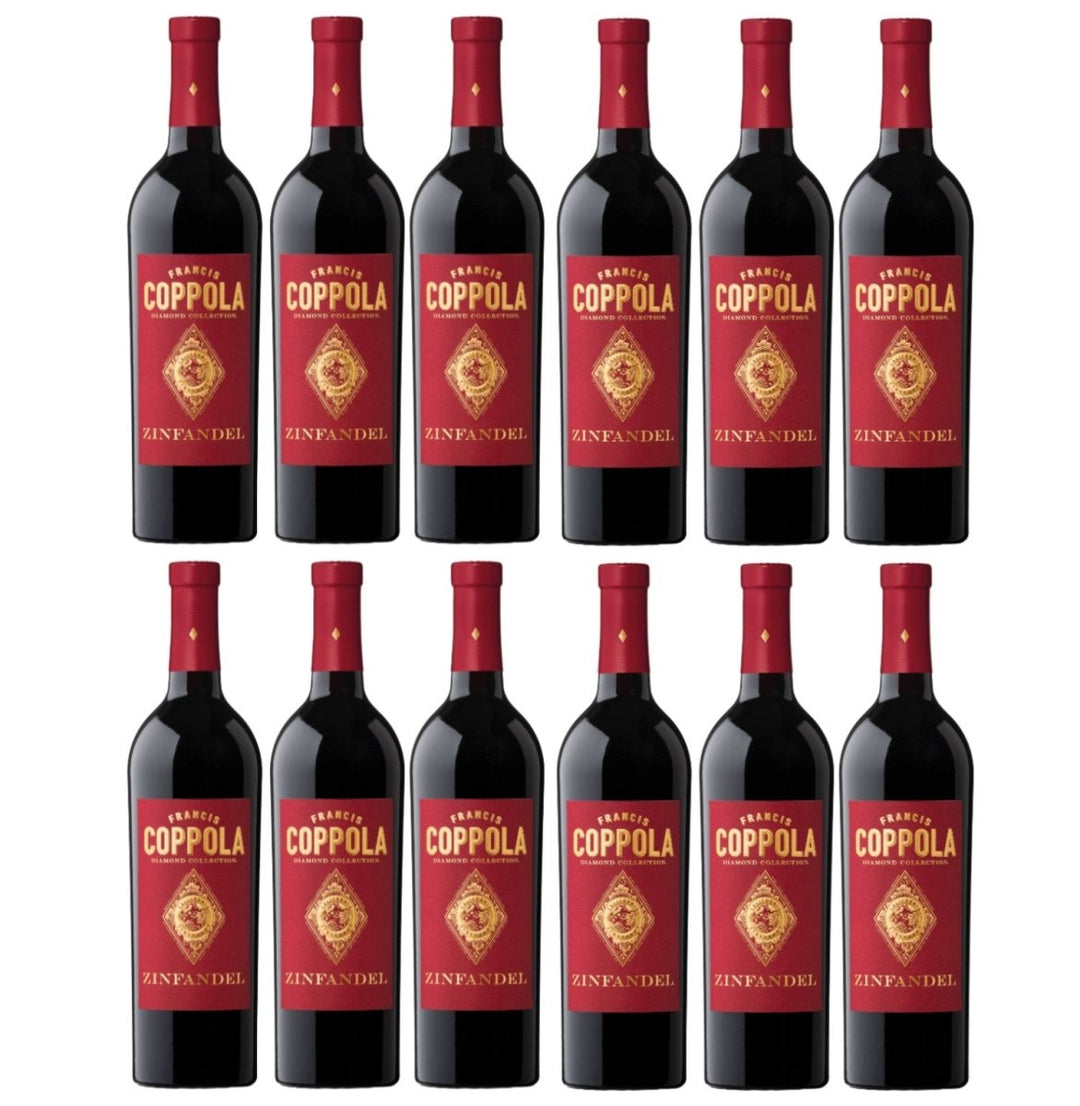 Francis Ford Coppola Diamond Collection Zinfandel Rotwein Wein trocken Kalifornien (12 x 0,75l) - Versanel - 