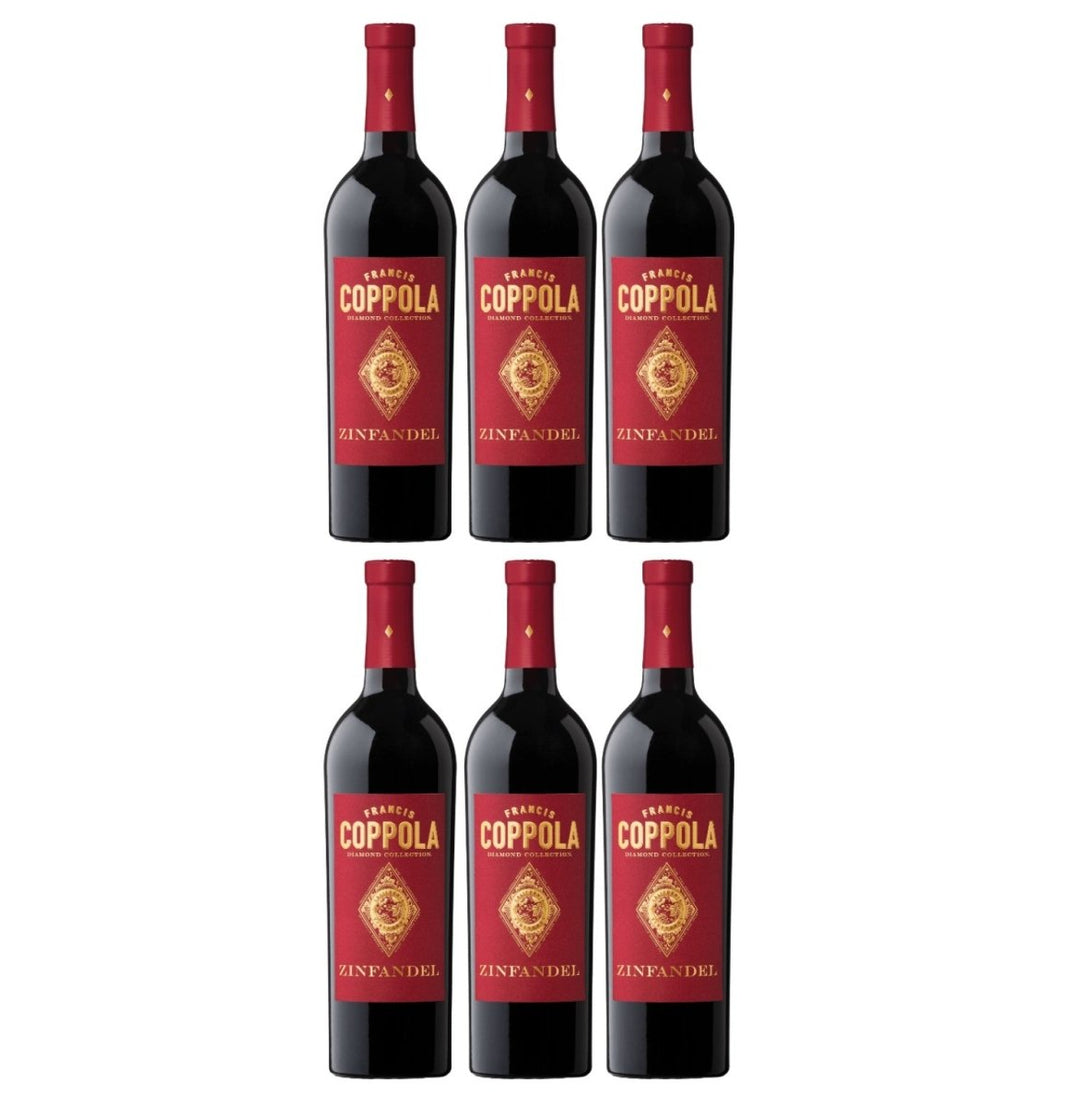 Francis Ford Coppola Diamond Collection Zinfandel Rotwein Wein trocken Kalifornien (6 x 0,75l) - Versanel - 