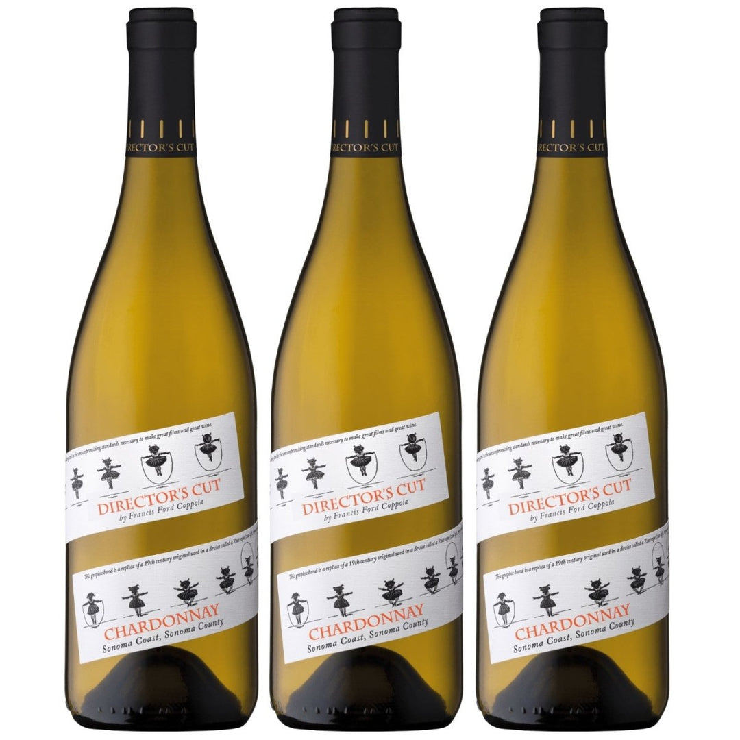 Francis Ford Coppola Director's Cut Chardonnay Sonoma Coast Weißwein Wein trocken Nappa Valley Kalifornien (3 x 0,75l) - Versanel - 