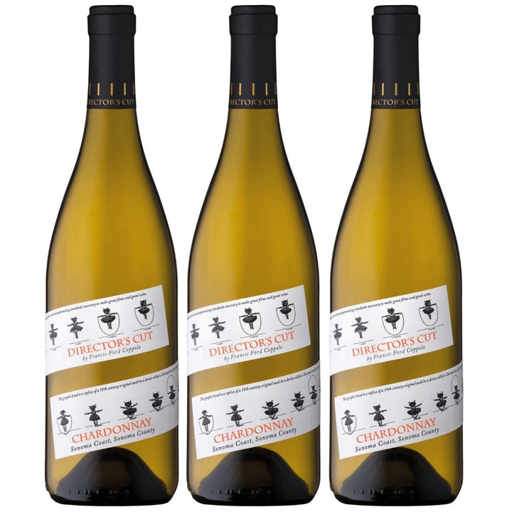 Francis Ford Coppola Director's Cut Chardonnay Sonoma Coast Weißwein Wein trocken Nappa Valley Kalifornien (3 x 0,75l) - Versanel - 
