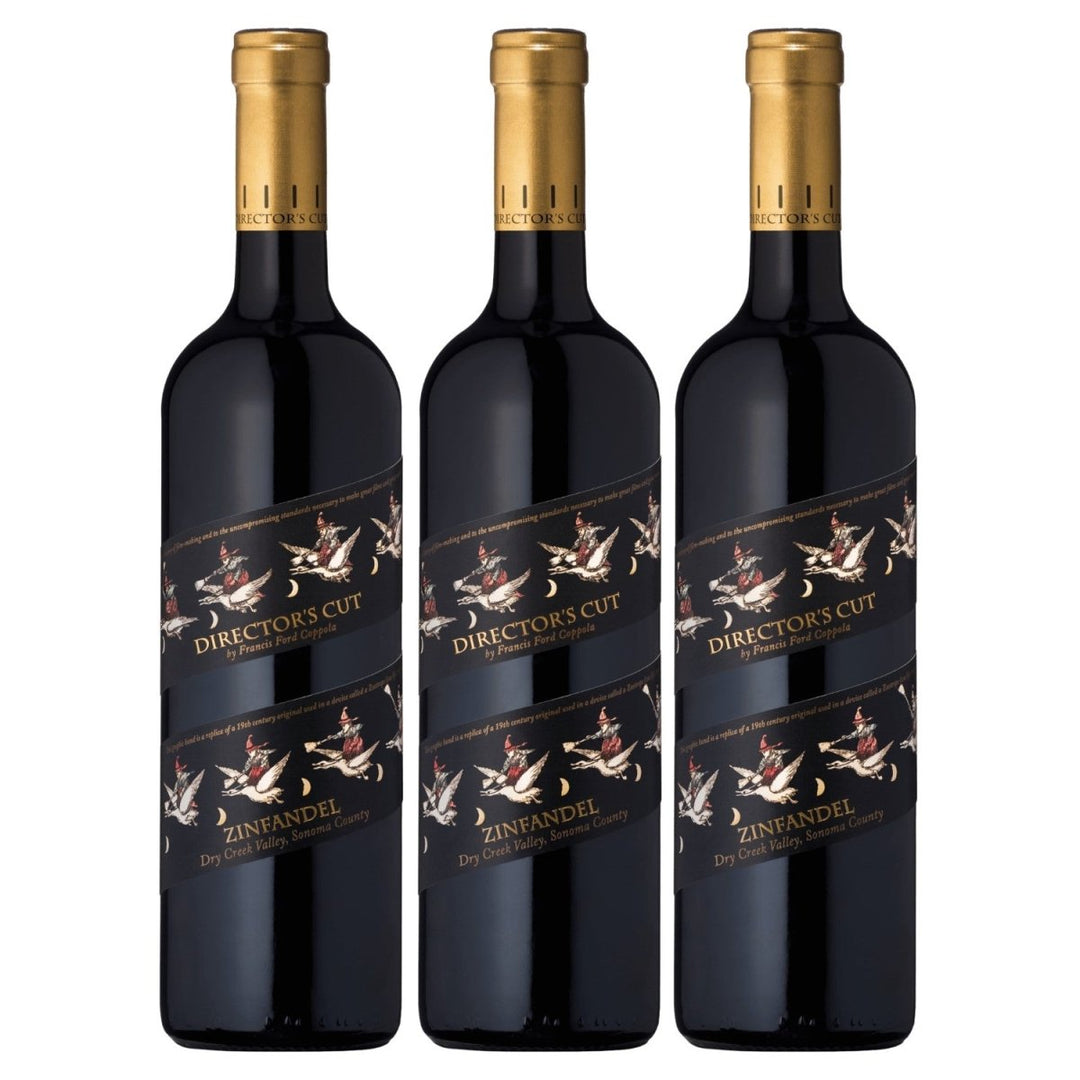 Francis Ford Coppola Director's Cut Dry Creek Zinfandel Rotwein Wein trocken Kalifornien (3 x 0,75) - Versanel - 