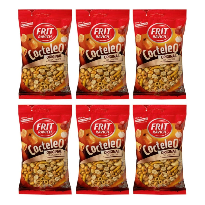 Frit Ravich Cocteleo sin Cascara gerösteter Snackmix geschält Spanien (6 x 130g) - Versanel - 
