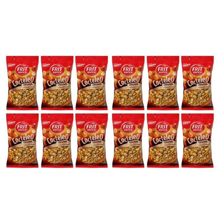 Frit Ravich Cocteleo sin Cascara gerösteter Snackmix geschält Spanien inkl. FeinWert E - Book (12 x 130g) - Versanel - 