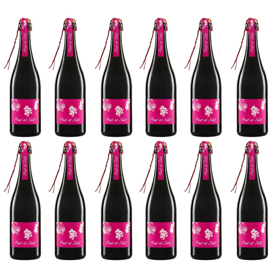 FRUIT ET SEKT Aperitif mit Sekt und Roten Beeren Aperitif Süß Deutschland (12 x 0.75l) - Versanel - 