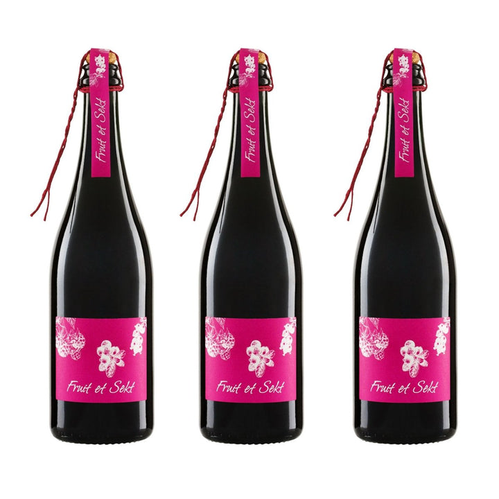 FRUIT ET SEKT Aperitif mit Sekt und Roten Beeren Aperitif Süß Deutschland (3 x 0.75l) - Versanel - 