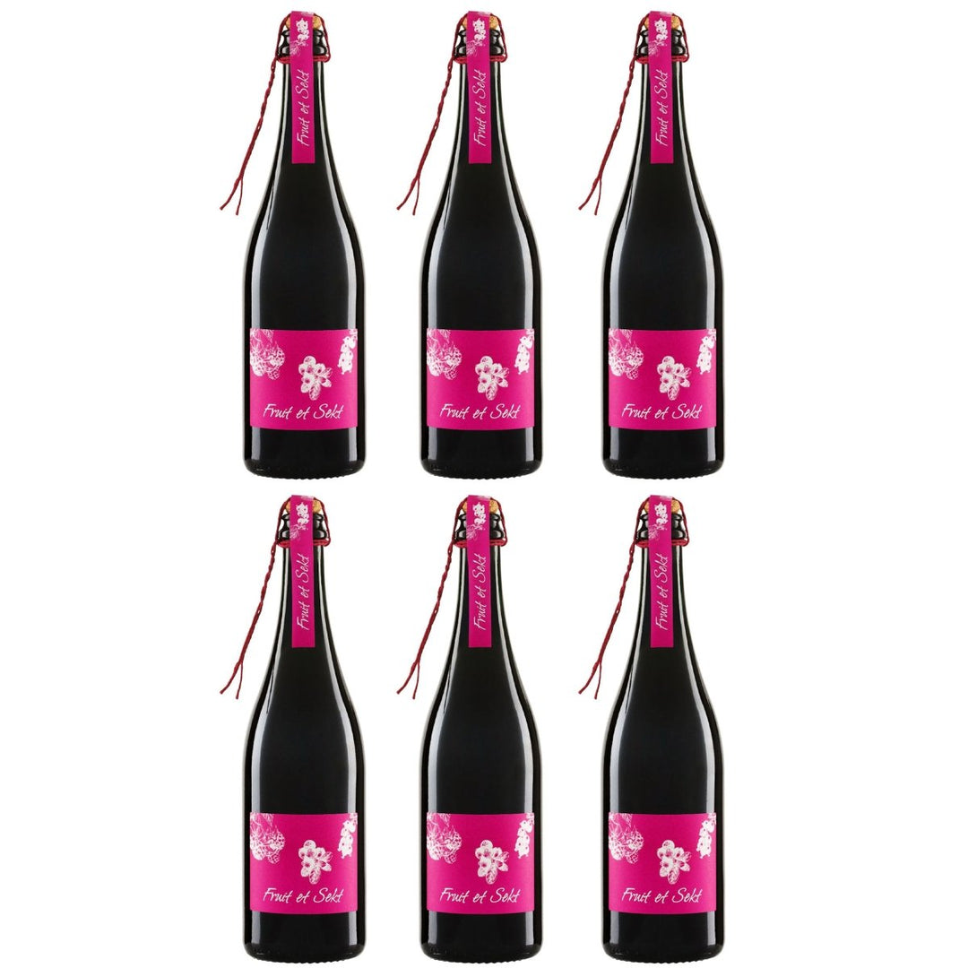 FRUIT ET SEKT Aperitif mit Sekt und Roten Beeren Aperitif Süß Deutschland (6 x 0.75l) - Versanel - 