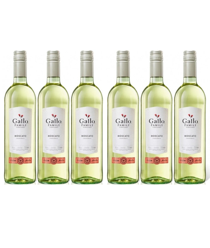 Gallo Family Vineyards Moscato Weißwein Wein Süß (6 x 0.75l) - Versanel - 