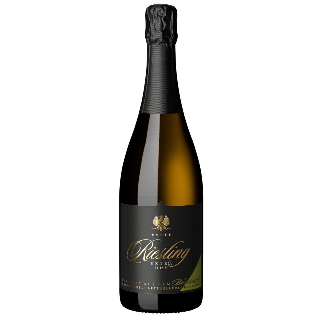 Genossenschaftskellerei Heilbronn Fleiner Kirchenweinberg KARMELITER Riesling Sekt extra trocken Deutschland (1 x 0,75l) - Versanel - 