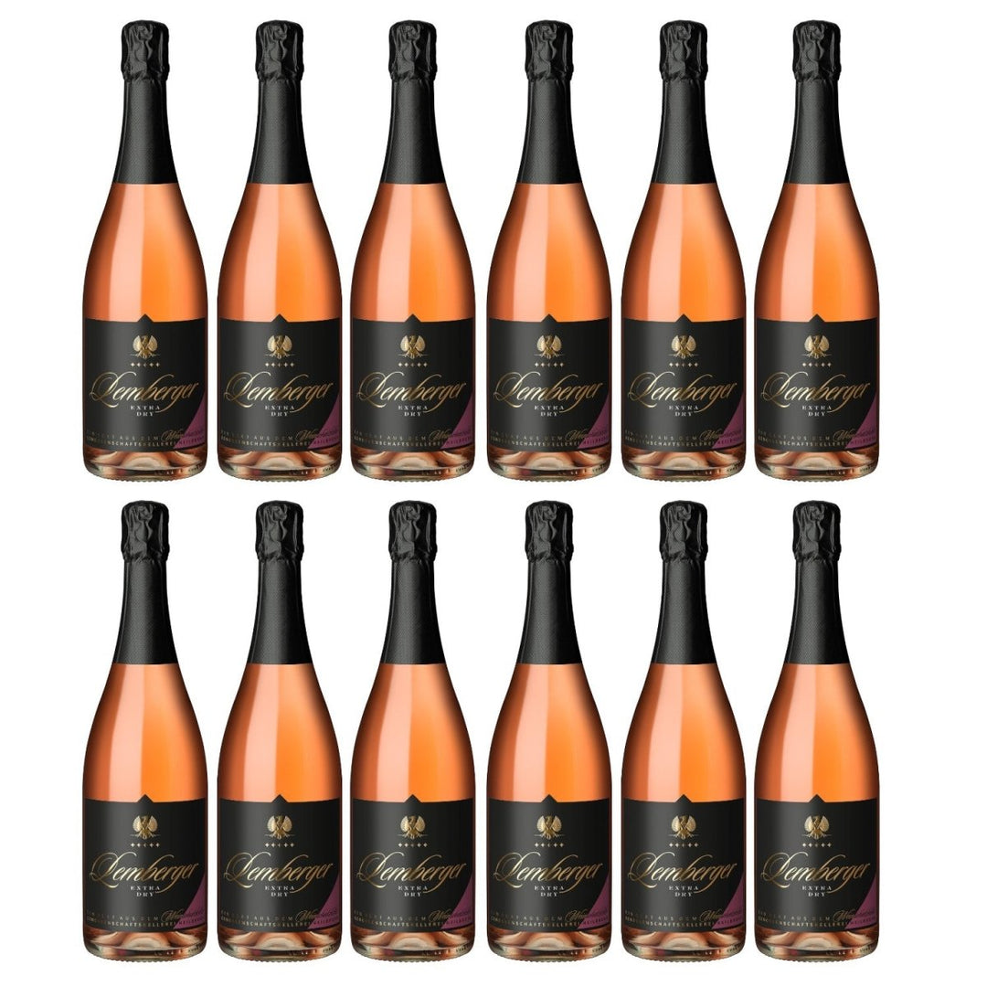 Genossenschaftskellerei Heilbronn Fleiner Kirchenweinberg KARMELITER Rosé Sekt extra trocken Deutschland (12 x 0,75l) - Versanel - 