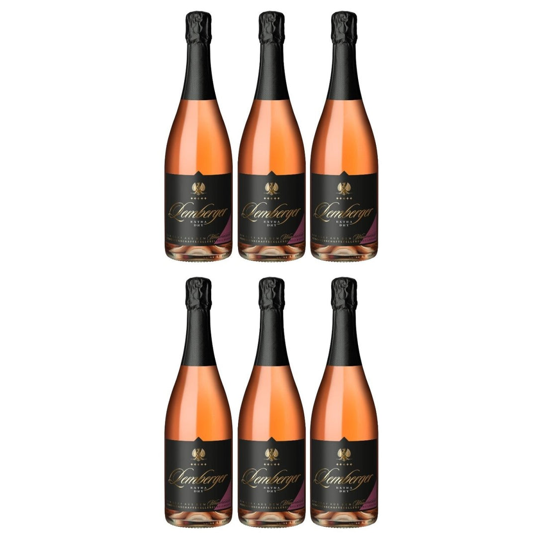 Genossenschaftskellerei Heilbronn Fleiner Kirchenweinberg KARMELITER Rosé Sekt extra trocken Deutschland (6 x 0,75l) - Versanel - 