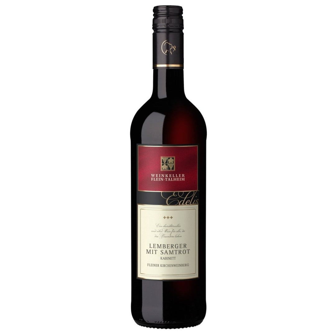 Genossenschaftskellerei Heilbronn Fleiner Kirchenweinberg Lemberger mit Samtrot Kabinett fein fruchtig Rotwein Deutschland (3 x 0,75l) - Versanel - 