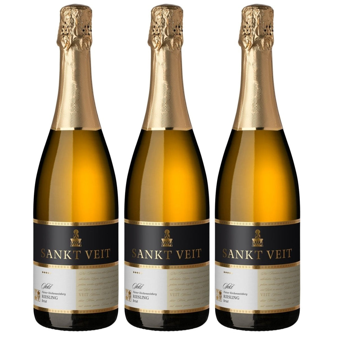 Genossenschaftskellerei Heilbronn Fleiner Kirchenweinberg Riesling Sekt brut Deutschland (3 x 0,75l) - Versanel - 