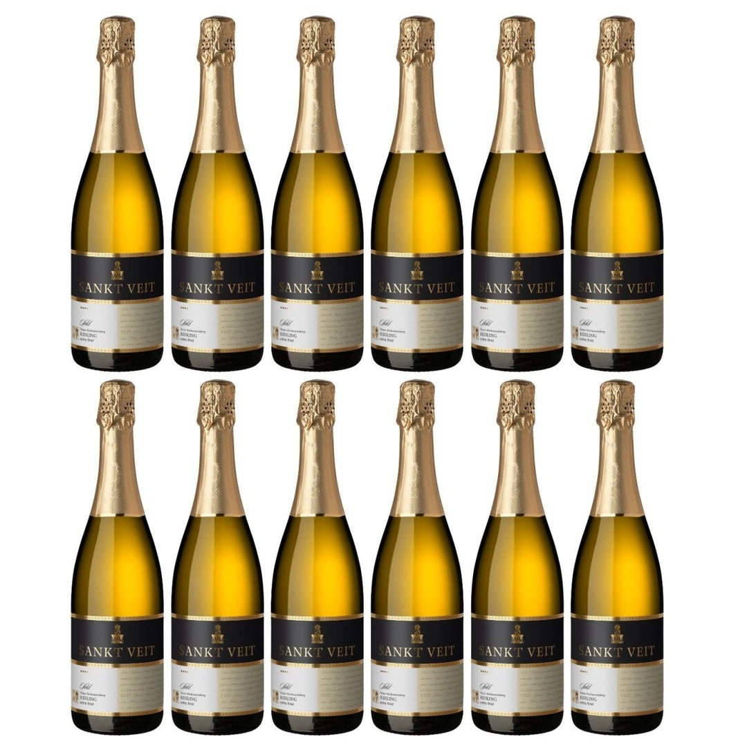 Genossenschaftskellerei Heilbronn Fleiner Kirchenweinberg SANKT VEIT Riesling Sekt extra brut Deutschland (12 x 0,75l) - Versanel - 