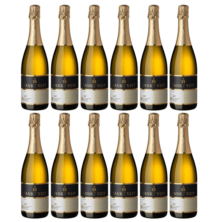 Genossenschaftskellerei Heilbronn Fleiner Kirchenweinberg SANKT VEIT Riesling Sekt extra brut Deutschland (12 x 0,75l) - Versanel - 