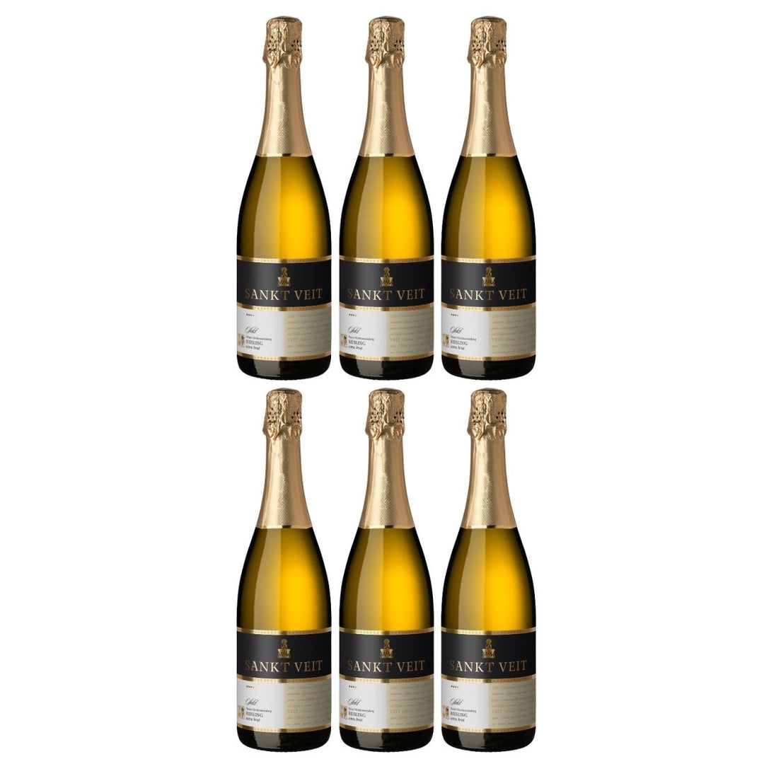 Genossenschaftskellerei Heilbronn Fleiner Kirchenweinberg SANKT VEIT Riesling Sekt extra brut Deutschland (6 x 0,75l) - Versanel - 