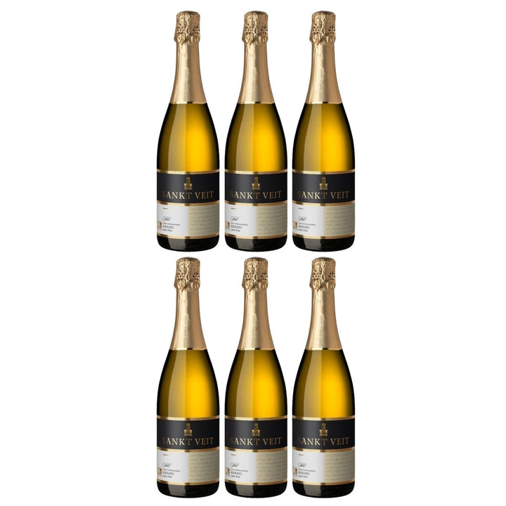 Genossenschaftskellerei Heilbronn Fleiner Kirchenweinberg SANKT VEIT Riesling Sekt extra brut Deutschland (6 x 0,75l) - Versanel - 