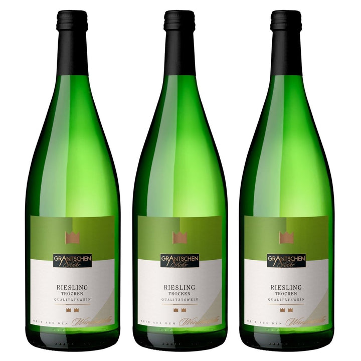 Genossenschaftskellerei Heilbronn Grantschener Salzberg Riesling DQ trocken Weißwein Deutschland (3 x 1,0l) - Versanel - 