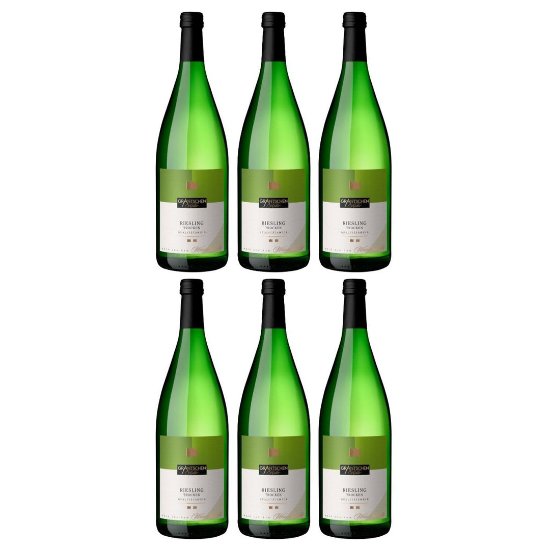 Genossenschaftskellerei Heilbronn Grantschener Salzberg Riesling DQ trocken Weißwein Deutschland (6 x 1,0l) - Versanel - 