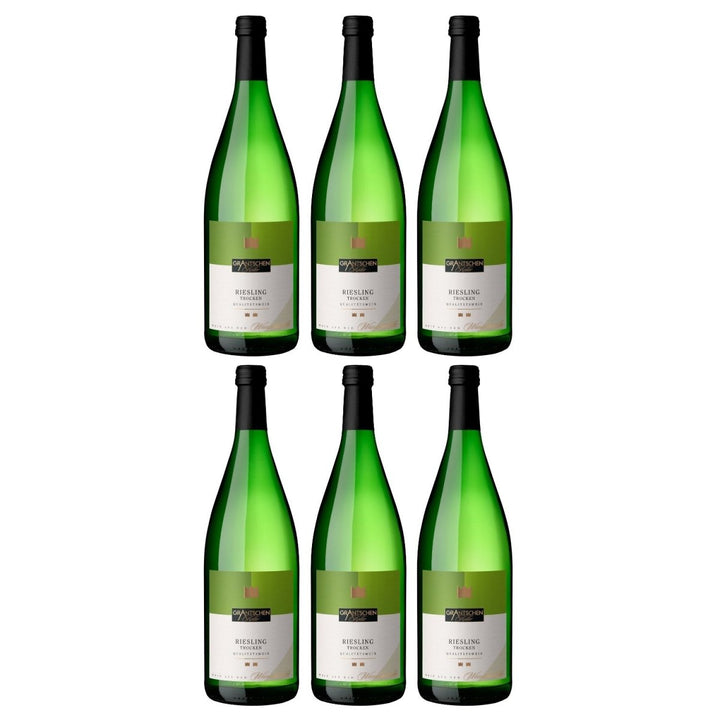 Genossenschaftskellerei Heilbronn Grantschener Salzberg Riesling DQ trocken Weißwein Deutschland (6 x 1,0l) - Versanel - 