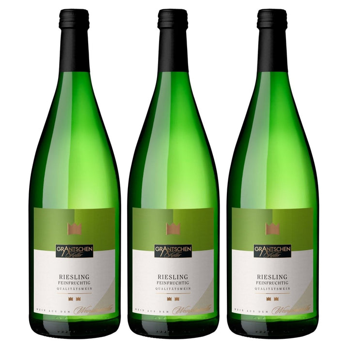 Genossenschaftskellerei Heilbronn Grantschener Salzberg Weißwein Riesling DQ feinfruchtig Deutschland (3 x 1,0l) - Versanel - 