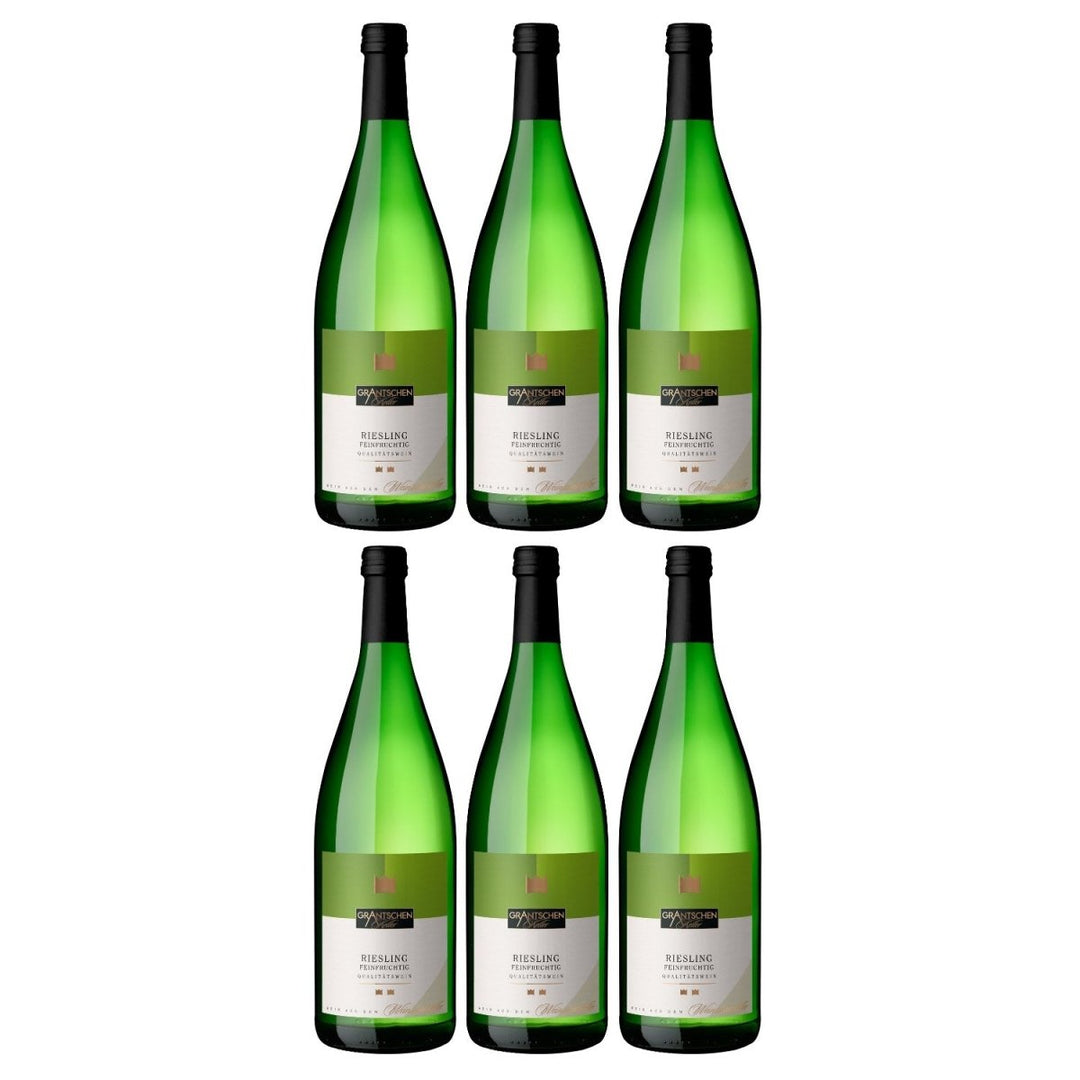 Genossenschaftskellerei Heilbronn Grantschener Salzberg Weißwein Riesling DQ feinfruchtig Deutschland (6 x 1,0l) - Versanel - 