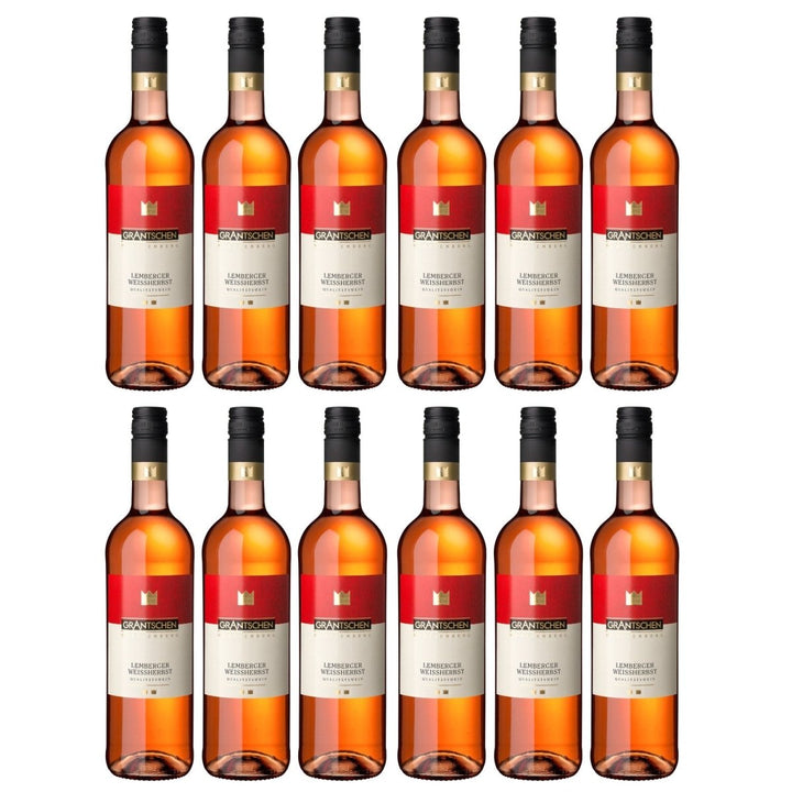 Genossenschaftskellerei Heilbronn Grantschener Wildenberg Lemberger Weißherbst DQ feinherb Roséwein Deutschland (12 x 1,0l) - Versanel - 