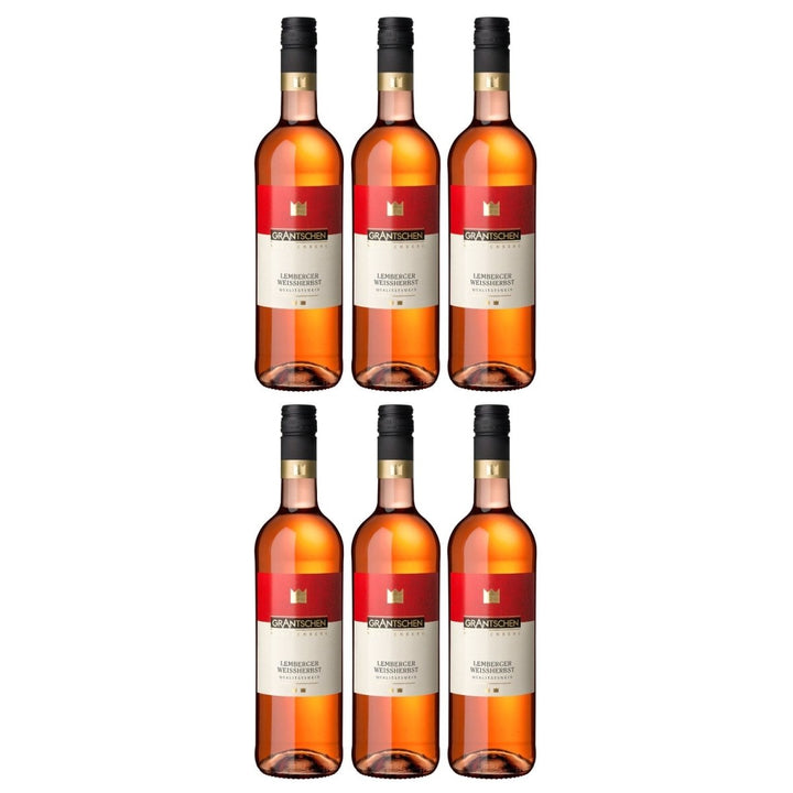 Genossenschaftskellerei Heilbronn Grantschener Wildenberg Lemberger Weißherbst DQ feinherb Roséwein Deutschland (6 x 1,0l) - Versanel - 