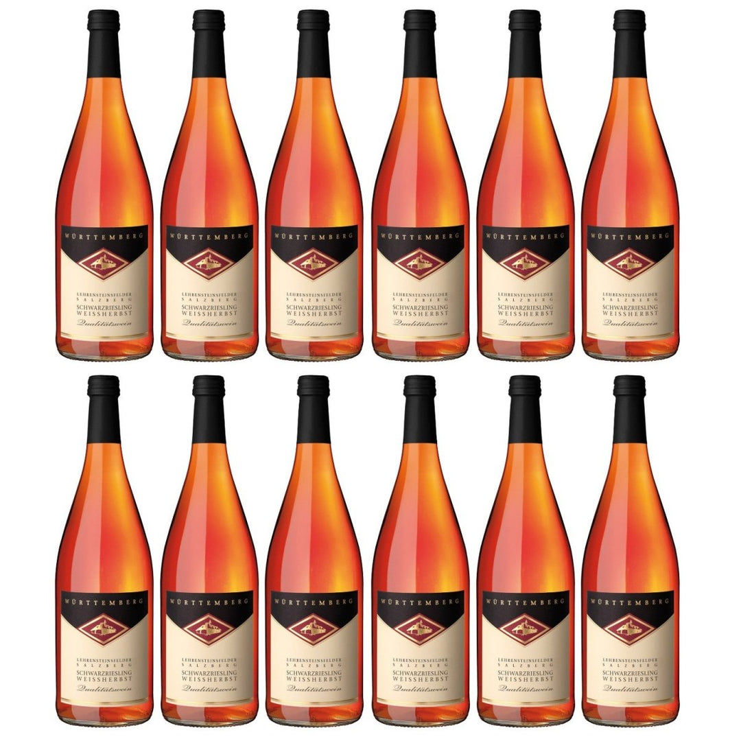 Genossenschaftskellerei Heilbronn Lehrensteinsfelder Salzberg Schwarzriesling Roséwein Weißherbst DQ Deutschland (12 x 1,0l) - Versanel - Wein