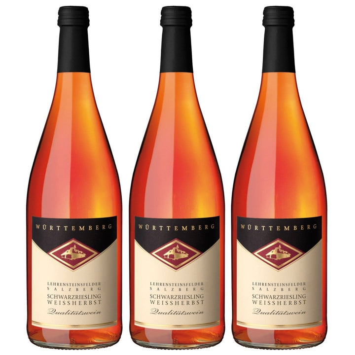 Genossenschaftskellerei Heilbronn Lehrensteinsfelder Salzberg Schwarzriesling Roséwein Weißherbst DQ Deutschland (3 x 1,0l) - Versanel - Wein