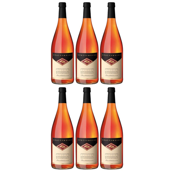 Genossenschaftskellerei Heilbronn Lehrensteinsfelder Salzberg Schwarzriesling Roséwein Weißherbst DQ Deutschland (6 x 1,0l) - Versanel - Wein
