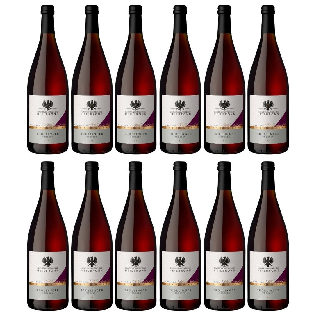 Genossenschaftskellerei Heilbronn Lehrensteinsfelder Salzberg Trollinger DQ trocken Deutschland (12 x 1,0l) - Versanel - 