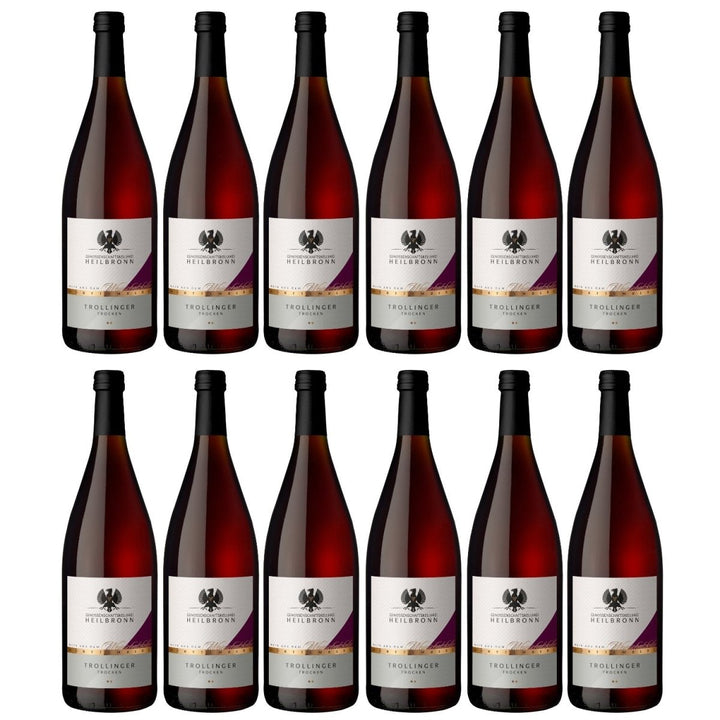 Genossenschaftskellerei Heilbronn Lehrensteinsfelder Salzberg Trollinger DQ trocken Deutschland (12 x 1,0l) - Versanel - 