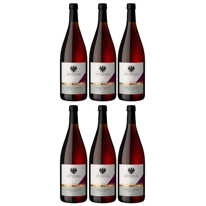 Genossenschaftskellerei Heilbronn Lehrensteinsfelder Salzberg Trollinger DQ trocken Deutschland (6 x 1,0l) - Versanel - 
