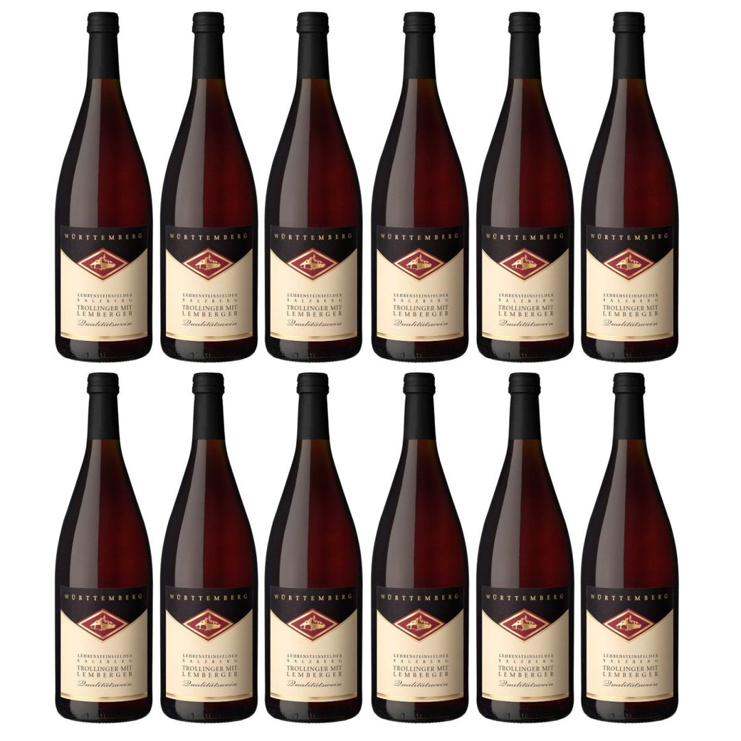 Genossenschaftskellerei Heilbronn Lehrensteinsfelder Salzberg Trollinger mit Lemberger DQ feinherb Deutschland (12 x 1,0l) - Versanel - 