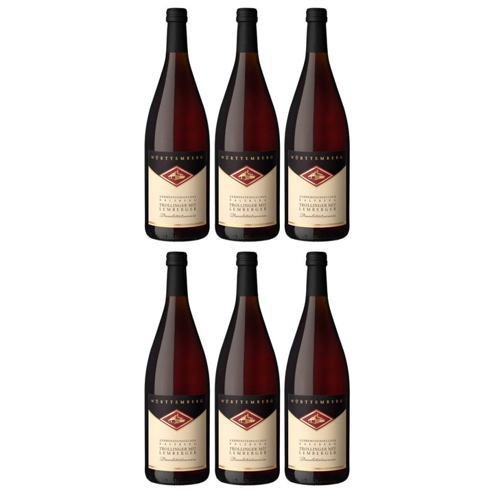 Genossenschaftskellerei Heilbronn Lehrensteinsfelder Salzberg Trollinger mit Lemberger DQ feinherb Deutschland (6 x 1,0l) - Versanel - 