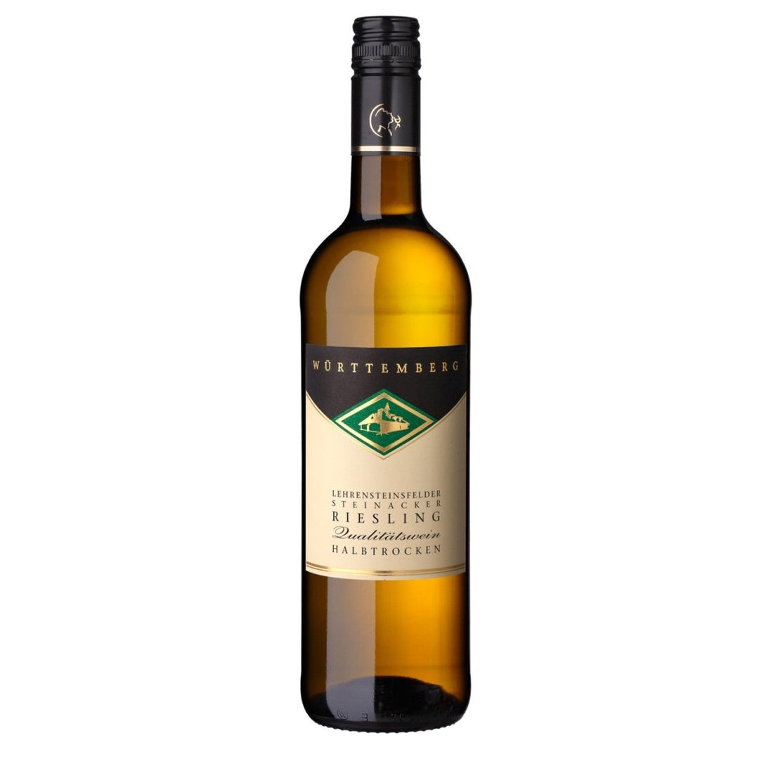Genossenschaftskellerei Heilbronn Lehrensteinsfelder Steinacker Riesling DQ halbtrocken Deutschland (3 x 0,75l) - Versanel - 