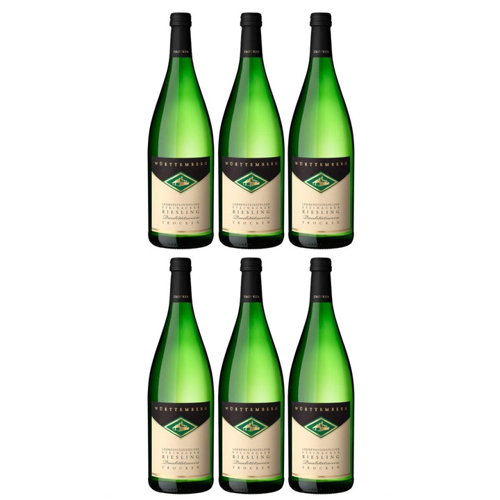Genossenschaftskellerei Heilbronn Lehrensteinsfelder Steinacker Riesling DQ trocken Deutschland (6 x 1,0l) - Versanel - 