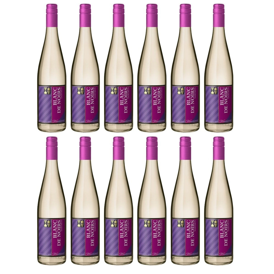 Genossenschaftskellerei Heilbronn Samtrot Blanc de Noir DQ Weißwein feinfruchtig Deutschland (12 x 0,75l) - Versanel - 